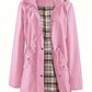 🔥Hot Sale 58% off🔥Solid Color Casual Jackets, Waterproof Windbreaker Coats, Hooded Windbreaker