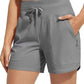 🌞NEW HOT SALE 60% OFF❄️Women's 5" Swim Board Shorts High Waisted Quick Dry Swimsuit Swimming Bottoms