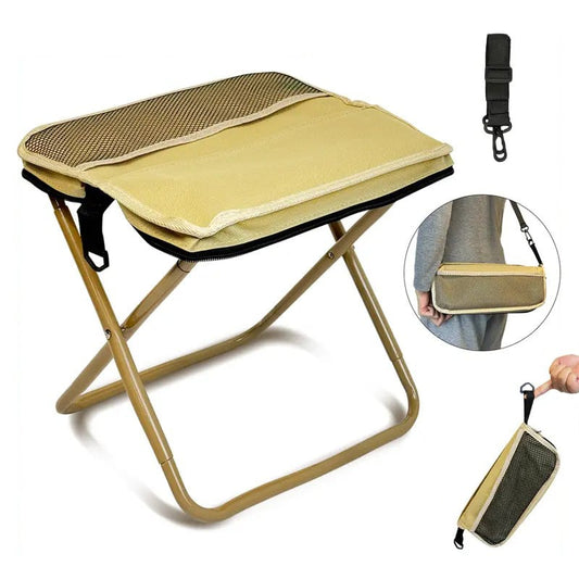 🔥50% OFF🔥Ultra-Light Folding Stool – Supports Up to 265 lbs