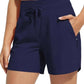 🌞NEW HOT SALE 60% OFF❄️Women's 5" Swim Board Shorts High Waisted Quick Dry Swimsuit Swimming Bottoms