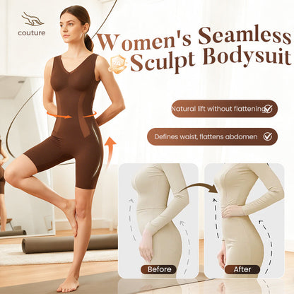 👙 Sculpting Support, Smooth Contour Comfort | Tummy Tuck & Hip Lift Traceless One-piece Shapewear