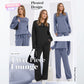 🥳2026 HOT SALE🥳💞60K+ SOLD!✨Women's Crew Neck Top & Drawstring Pants Set3