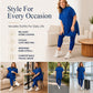 Women's two-piece stretch knit set (top + trousers)