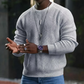 ✨ Timeless Comfort | Men's Soft Crew-Neck Sweater with Ribbed Hem