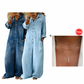 👖 LIMITED-TIME 59% OFF! 💥Women's Casual Long-Sleeve Denim Jumpsuit, Multiple Pockets, High Quality