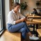 ⏳LIMITED OFFER 62% OFF🌞Women’s Fitted High-Waisted Zip-Pocket Trousers - 👖Lightweight, Breathable, Soft 26"/27" Ankle Pants with Zipper Pockets