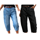 👖 LIMITED-TIME 55% OFF! ✨ Women's Casual Stretchy Cropped Denim Pants – Barrel Fit, Mid-Waist, Multi-Pockets 🌿