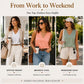 🎁Summer Promotion 49% OFF✨Women's Sleeveless V-Neck Slimming Loose Fit Casual Tank Top