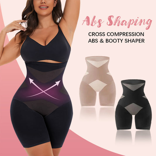 🔥2025 Hot Sale 50% Off🔥NEW CROSS COMPRESSION HIGH WAISTED SHAPER