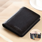 💼🔒Genuine Top Grain Leather RFID Blocking Trifold Wallet for Men - 11 Slots