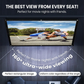Portable Projector 4K Anti-Light Folding Screen