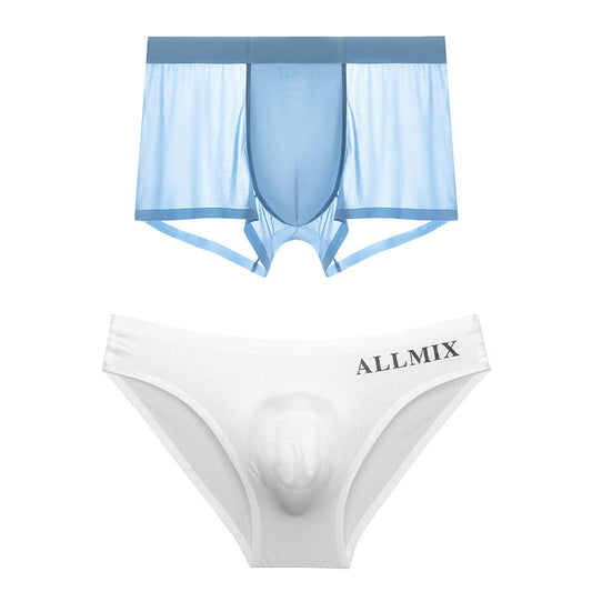 Men's Underwear Sets-【Brife Shorts+Boxer Shorts】