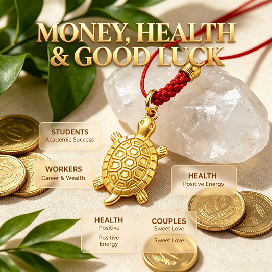 2026 Golden TurtleCharm - Bites onto Luck,Never Lets Go