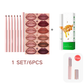 🔥Hot Sale Deals- 12-Color Matte Lipstick & Lip Liner Set (Wood-Cased)
