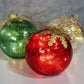 💥LAST DAY OF PROMOTION – 55% OFF ⏰ OVER 50,000 SALES! 🎅 Glass Christmas Decorations for Table 【Set of 3】 🔔🎁✨