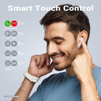 Bluetooth headphones with ENC noise canceling