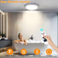 🏠💡Rechargeable Motion Sensor Ceiling Light with Remote - Magnetic Wireless Ceiling Light Battery Powered for Closet Shower Stairs Shed Hallway Porch Patio ect