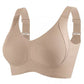 🎁HOT SALE!💕Subtle Striped Seamless Bra with W-Support – Comfort & Style!