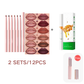 🔥Hot Sale Deals- 12-Color Matte Lipstick & Lip Liner Set (Wood-Cased)
