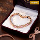 🏆Last-day special offer!🔥Women's Magnetic Chain Bracelet with Crystal Inlay