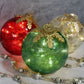 💥LAST DAY OF PROMOTION – 55% OFF ⏰ OVER 50,000 SALES! 🎅 Glass Christmas Decorations for Table 【Set of 3】 🔔🎁✨