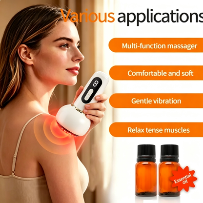 🔥🔥🔥🔥Electric Meridian Massage Brush and Smart Cupping Device with Heat💃 A healthier body and a slimmer figure