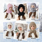 ❄️ Wind-Blocking Warmth, Head-to-Neck Coverage | Women's Outdoors Windproof Scarf Hat