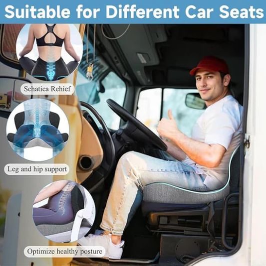 【Ergonomic design】Non-Slip Memory Foam Seat 💕For the most comfortable driving💕