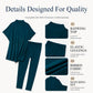 Women's two-piece stretch knit set (top + trousers)