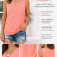 🎁Summer Promotion 49% OFF✨Women's Sleeveless V-Neck Slimming Loose Fit Casual Tank Top
