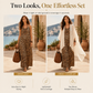 Effortless Elegance Made for Real Life✨A flattering flowy maxi dress with a lightweight cover-up—designed for comfortable confidence from brunch to dinner.