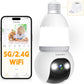 ✅Upgraded version✅ Latest version👍4MP Light Bulb Security Camera 5G&2.4GHz Wireless Outdoor Indoor Camera with Night Vision