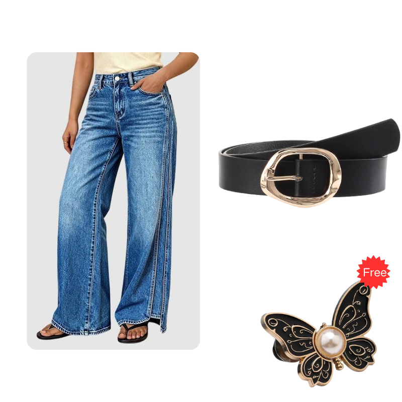 Blue_Jeans+Leather Belt