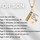 🎁My Book Necklace for Daughter,Son or Lover, Birthday Day Gift Graduation Jewelry of Love