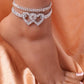 Buy 2 Get 15%💖Heart X Heart Ankle Bracelet🌟FREE SHIPPING