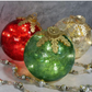 💥LAST DAY OF PROMOTION – 55% OFF ⏰ OVER 50,000 SALES! 🎅 Glass Christmas Decorations for Table 【Set of 3】 🔔🎁✨