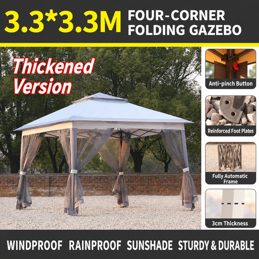 🚩Free Shipping⏳LIMITED-TIME OFF! 🌞Multifunctional garden parasol with mosquito net, windproof, rainproof & sun-protective✨