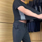 🔥🔥Limited-time 50% discount🔥🔥Men's Casual Sports Short Sleeve Long Pants Two-Piece Set