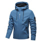 💧🌬️ Men's Hooded Jacket – waterproof & windproof with a drawstring. Ideal for the outdoors & everyday wear. ✓ Durable ✓ Breathable. Check it out now! 🔥🧥