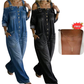 🔥Limited-time offer-Loose Fit Wide-Leg Overall Jumpsuit with Pockets