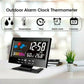 🌡️ ✨ Digital LED Weather Station - Temperature & Humidity Monitor with Forecast Display & Table Alarm Clock 📊⏰