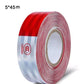 Red & White Reflective Stickers – High Visibility, Durable, Peel & Stick