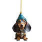 🎄Dog Christmas tree ornament✨Hanging dog ornaments