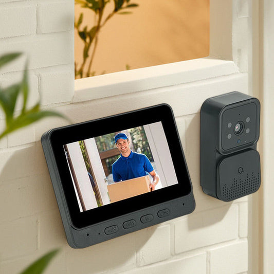 🔥Hot Sale🔥IP66 Water-proof NON-WIFI Video Doorbell with Monitor & Camera✈️Free shipping