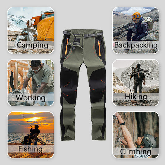 🖤Black Friday Sale:50% OFF🖤 ❄️Windproof Waterproof Warm Elastic Waist Hiking Pants