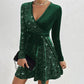 🎅Christmas 50% off sale💥Women’s Sequin A-Line Mini Dress