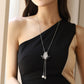 Tulip necklace with adjustable length for an elegant look
