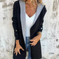 🌸Spring Specials🌸 Women's Color Block Open Front Hooded Coat