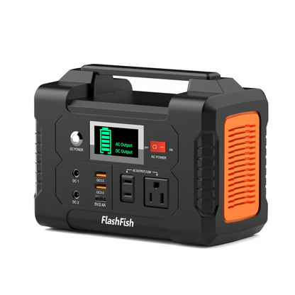 ⏳Time-limited Special⚡FlashFish®200W Portable Power Station with Display【Home emergency, outdoor use】