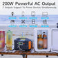 ⏳Time-limited Special⚡FlashFish®200W Portable Power Station with Display【Home emergency, outdoor use】